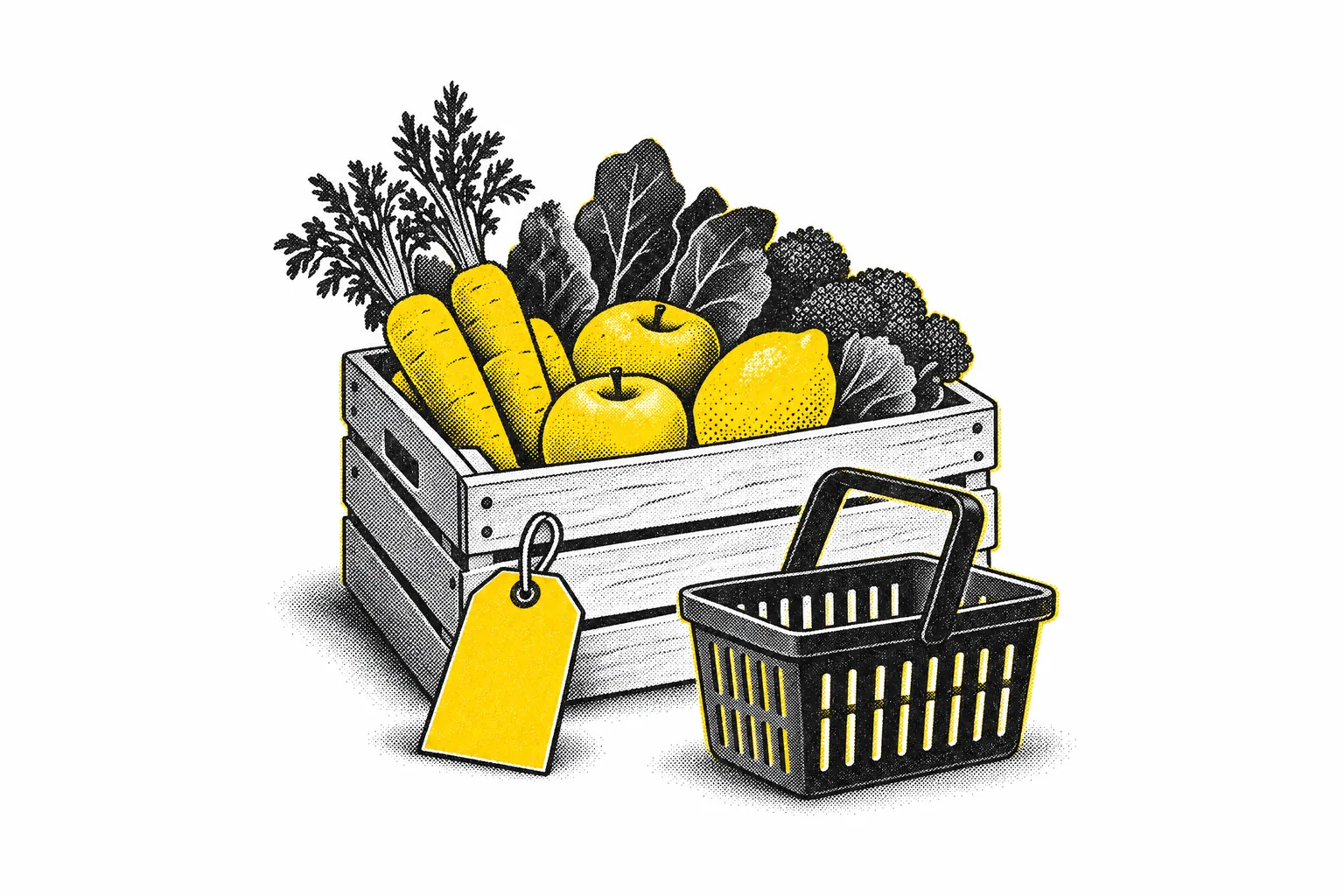 1’Vendu, plateforme anti-gaspillage Next.js et Strapi — illustration