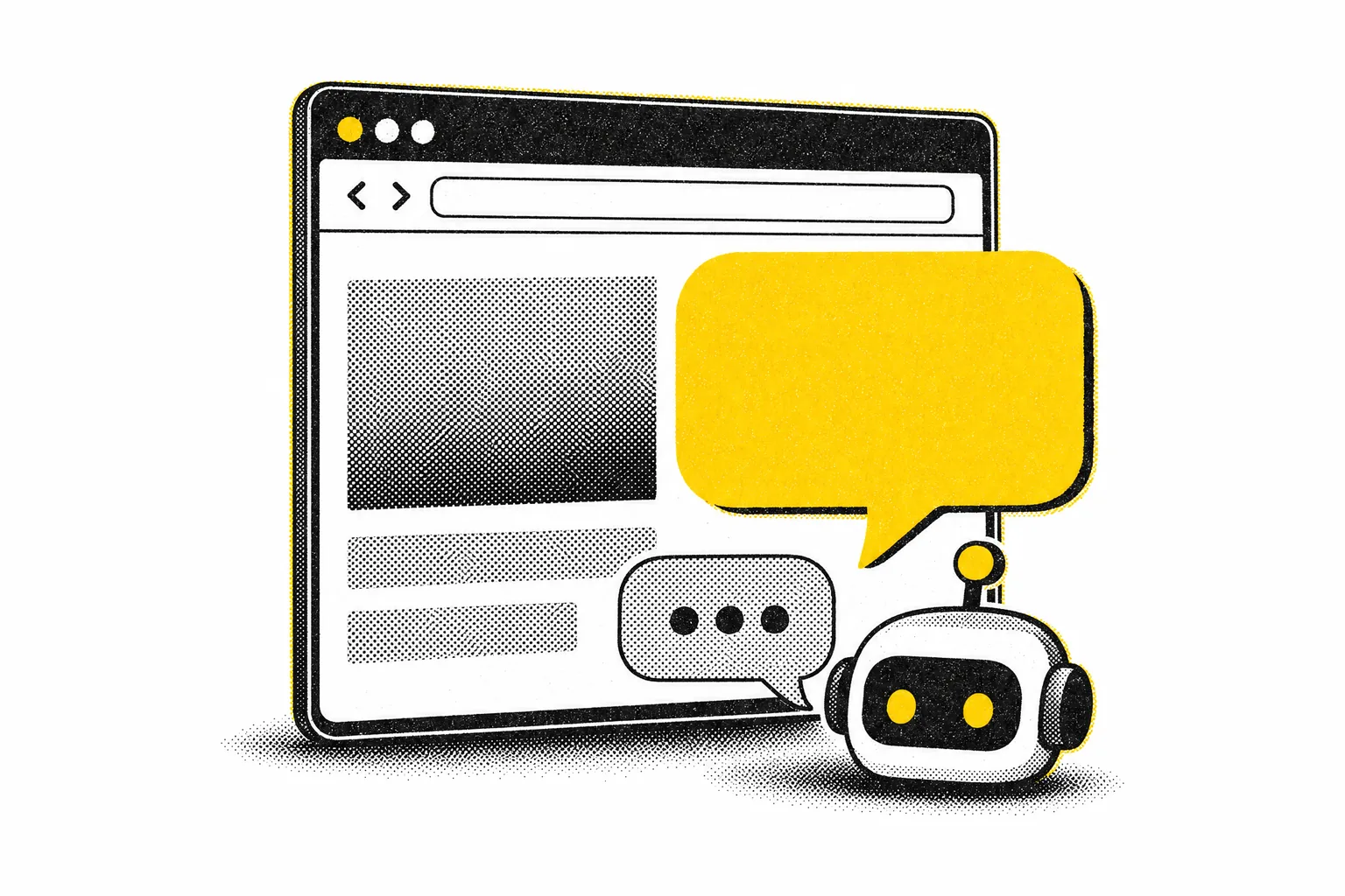 Chatbot IA RAG pour sites WordPress et PrestaShop — illustration