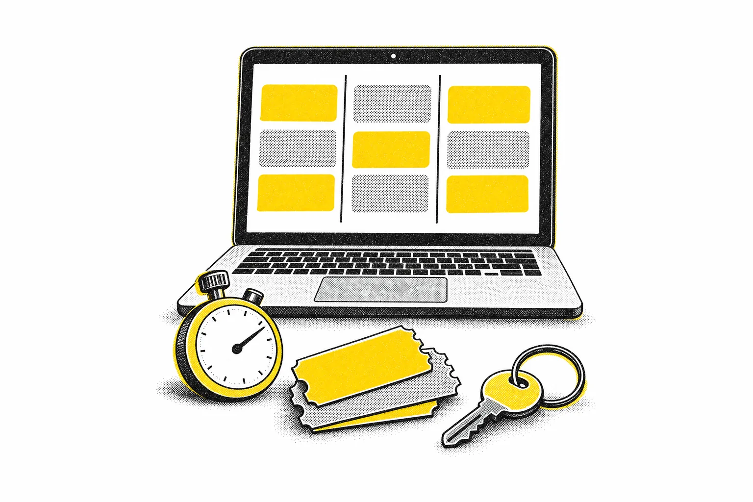 Custom Next.js intranet for a web agency — illustration