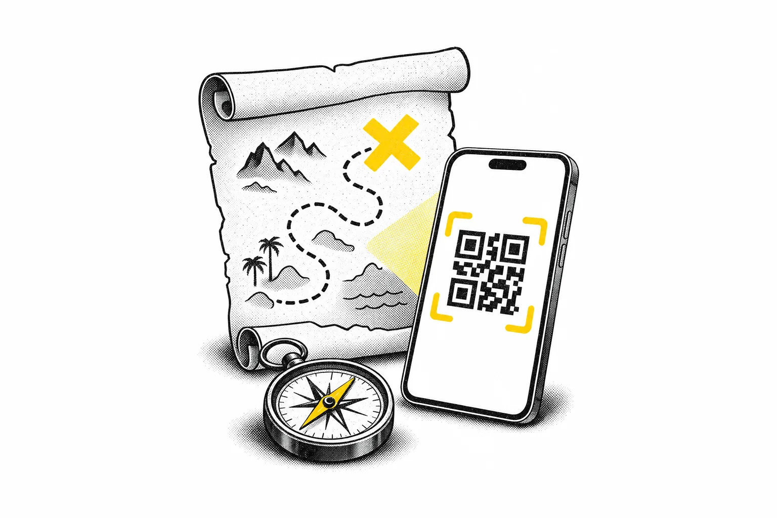 MyCampusQuest, chasse au trésor en PWA Next.js — illustration