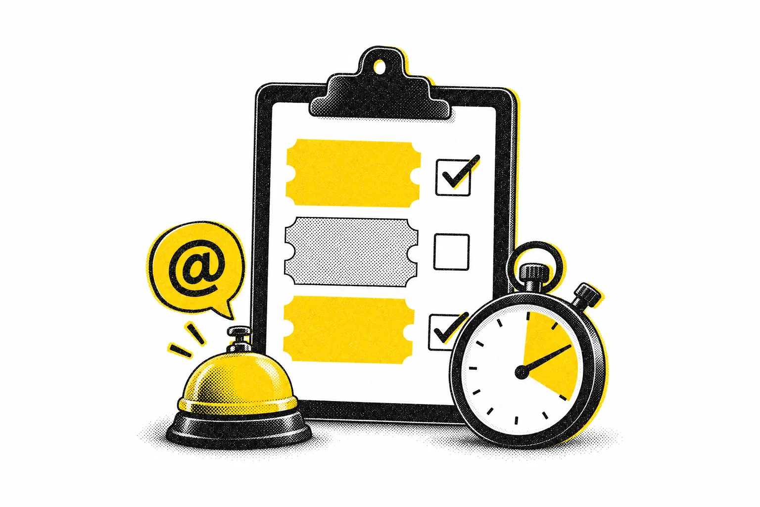 Customised qdPM in PHP for ticket tracking — illustration
