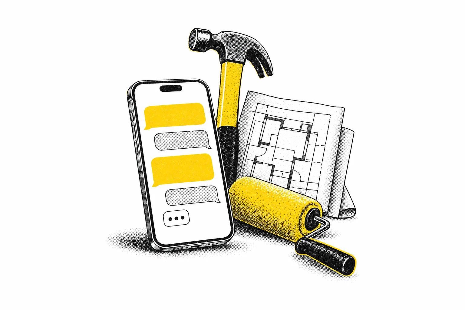RAG AI assistant for Starmat and Matplus sales staff — illustration